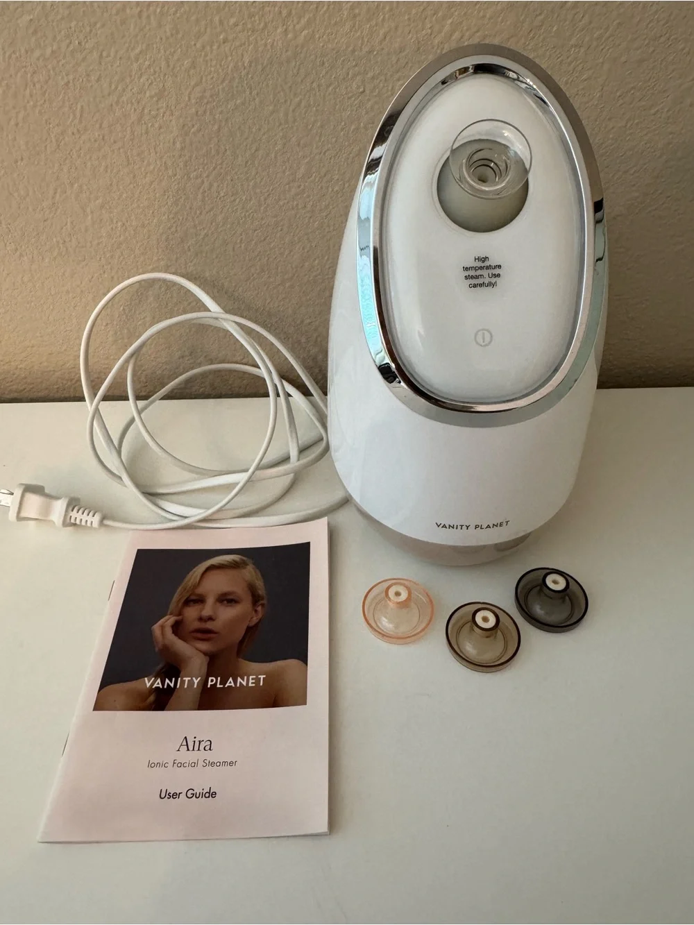 Aira Ionic Facial Steamer - White